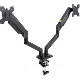 TooQ DB1434TNR-B soporte para monitor 86,4 cm (34") Escritorio Negro