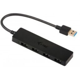 i-tec USB 3.0 HUB Delgado, USB 3.0 (3.1 Gen 1) Type-A, USB 3.0 (3.1 Gen 1) Type-A, 5000 Mbit/s, Negr