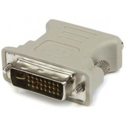 StarTech.com Adaptador Conversor DVI-I a VGA - DVI-I Macho - HD15 Hembra - Blanco, DVI-I, VGA, Beige