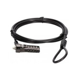 Conceptronic CUSTODIO01BS cable antirrobo Negro 1,8 m