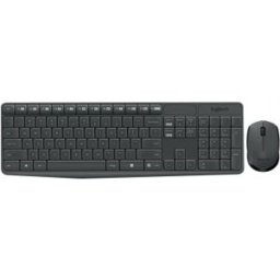 Logitech MK235 - Inalámbrico - Gris Inalámbrico - Gris - PORTUGUES