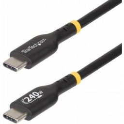 StarTech.com Cable de Carga USB-C de 1m - Cable USB Tipo C - Certificación USB-IF - PD de 240W EPR -