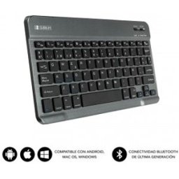 Teclado Compacto Inalámbrico por Bluetooth Subblim Smart - Gris