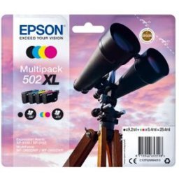 502XL, Epson, Negro, Cian, Magenta, Amarillo, WorkForce WF-2860DWF, WF-2865DWF Expression Home
