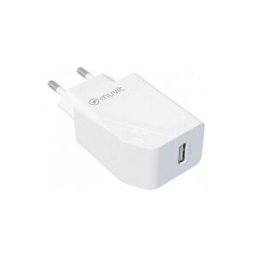 Muvit MCACC0002 cargador de dispositivo móvil Universal Blanco Corriente alterna Interior