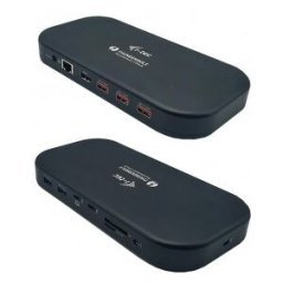 i-tec Thunderbolt 3/USB-C Dual 4K Docking Station + USB-C to DisplayPort Cable (1,5 m) + Power Deliv