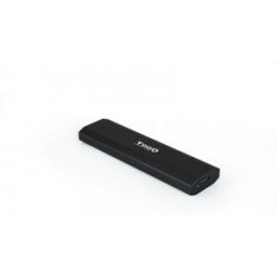 TooQ Shura Caja externa para unidad de estado sólido (SSD) Negro M.2