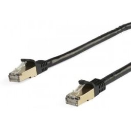 StarTech.com Cable de 10m de Red Ethernet CAT6a Negro RJ45 STP