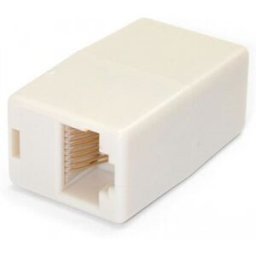 StarTech.com Caja de Empalme Acoplador para Cable Cat5 Ethernet UTP - 2x Hembra RJ45 - Beige, RJ-45,