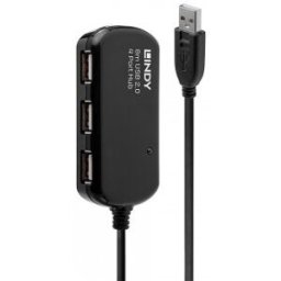 Lindy 42781 Hub de interfaz - 480 Mbit/s