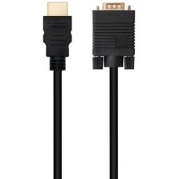 Nanocable Cable Conversor HDMI a VGA, 1.8 m, Negro
