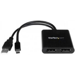 Startech.C Splitter Multiplicador Mini DP a 2 puertos DisplayPort - Hub MST Conector A :1 - Mini DisplayPort (2
