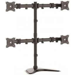 StarTech.com Base de Soporte Ajustable VESA para 4 Monitores de hasta 27 Pulgadas, Independiente, 8