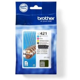 Brother LC-421VAL - Pack de 4 Cartuchos de tinta