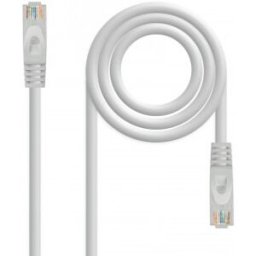 Nanocable Cable Red Latiguillo RJ45 LSZH CAT.6A UTP AWG24 - Gris - 25 cm