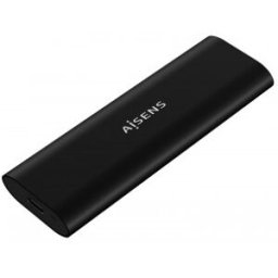 Aisens Caja Externa M.2 (NGFF) ASM2-014B SATA/NVMe A USB3.1 Gen2, Negro