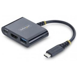 StarTech.com Dock Hub Multipuertos USB Tipo C a HDMI - Adaptador Multipuertos USB-C a HDMI - Carga d