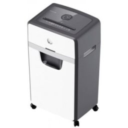 HP 2808 triturador de papel Microcorte 65 dB 22 cm Blanco, Negro