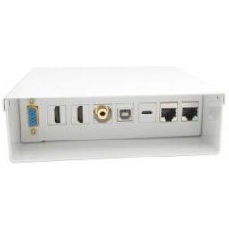 Aisens Caja de Conexiones VGA+JACK3.5+2xHDMI+1xUSB-C+1xUSB-B+2xRJ45 Cat.6A STP, Blanco