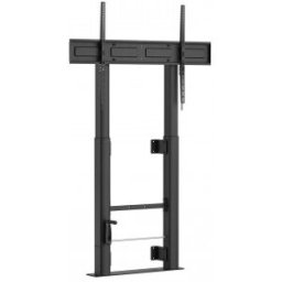 Aisens Soporte Suelo Con Manivela y Fijacion a Pared, TV 120kg de 60"-100", Negro