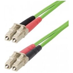 StarTech.com Cable de Fibra Óptica LC a LC (UPC) OM5 Multimodo 3m - Dúplex 50/125µm LOMMF Tipo Crema
