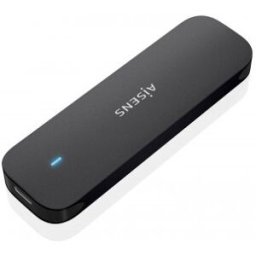 Aisens Caja Externa M.2 (NGFF) ASM2-024B NVMe a USB3.2 Gen2, Negra