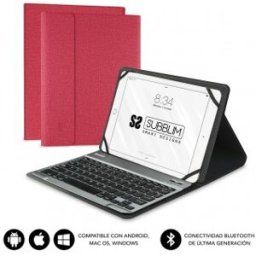 Subblim Funda con Teclado KEYTAB PRO BLUETOOTH 10,1" Red