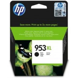 HP 953XL Black Original Ink Cartridge, Negro, Alto, , OfficeJet Pro 8210 OfficeJet Pro 8218 Office