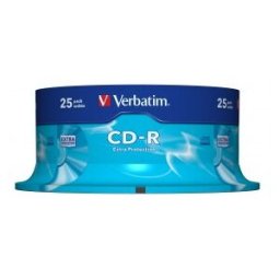 Verbatim DataLife - 25 x CD-R 700 MB 52x - eje - soportes de almacenamiento 43432