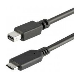 StarTech.com Cable Adaptador de 1m USB-C a Mini DisplayPort 4K 60Hz - Negro - Cable USB Tipo C a mDP