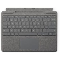 Surface Pro Keyboard with pen storage Microsoft Cover port Platino