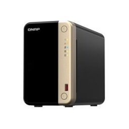 Qnap TS-264 NAS Torre Ethernet Negro, Oro N5095