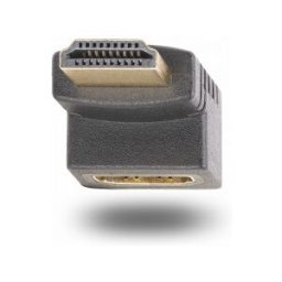 StarTech.com Adaptador HDMI 2.0 Acodado Hacia Arriba - Macho a Hembra - Adaptador HDMI en Ángulo Rec