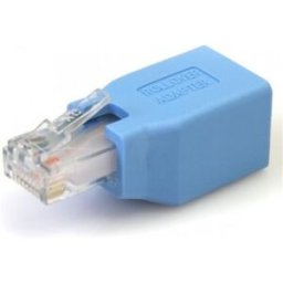 StarTech.com Adaptador Rollover/Consola Cisco para Cable RJ45 Ethernet M/H, RJ45, RJ45, Azul