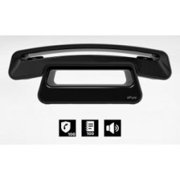 Alcatel ePure#3 Iconic Teléfono DECT Identificador de llamadas Negro