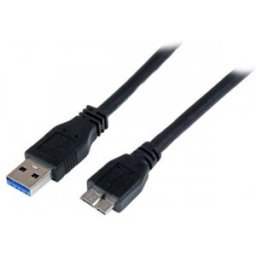 StarTech.com Cable Certificado 1m USB 3.0 Super Speed SS Micro USB B Macho a USB A Macho Adaptador -