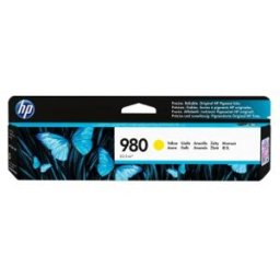 HP 980 - Amarillo - original - cartucho de tinta - para Officejet Enterprise Color Flow X585z, X555d