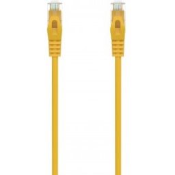 Aisens Cable de Red Latiguillo RJ45 LSZH Cat.6A 500 Mhz UTP AWG24, Amarillo, 1.0M
