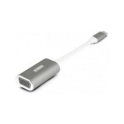 Urban Factory AUV01UF cable gender changer USB-C VGA Gris, Blanco