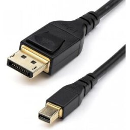 StarTech.com Cable Adaptador de 1m Mini DisplayPort a DisplayPort 1.4 Certificado por VESA - HDR de