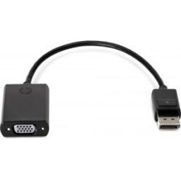 HP Adaptador DisplayPort a VGA, 0,2 m, DisplayPort, VGA (D-Sub), Macho, Hembra, Cobre