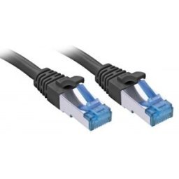 Lindy 47417 cable de red Negro 7,5 m Cat6a S/FTP (S-STP)