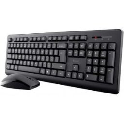Trust Primo teclado Ratón incluido Oficina RF inalámbrico QWERTY Español Negro