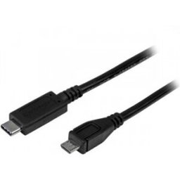 StarTech.com Cable Adaptador de 1m USB-C a Micro B - USB 2.0 Type-C, 1 m, USB C, Micro-USB B, 2.0, M