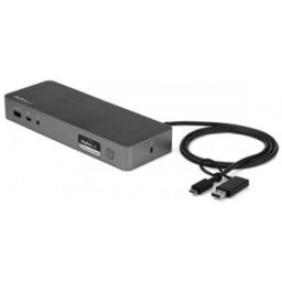 Startech.C Docking Station Universal de 4K Doble para Portátil - USB-C / USB 3.0 - PD de 60W. DP, Doble, HDMI D