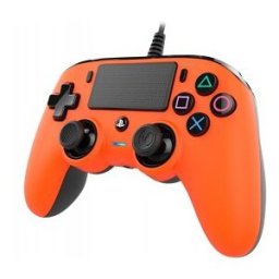 Nacon PS4OFCPADORANGE, Gamepad, PlayStation 4, Analógico/Digital, Share, Alámbrico, 3 m