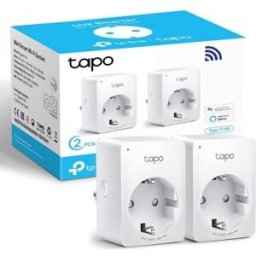 TP-Link Tapo P100 (2-pack) - Mini Enchufe Inteligente Wi-Fi - Blanco