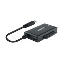 TooQ TQHDA-01A base de conexión para disco duro USB 3.2 Gen 1 (3.1 Gen 1) Type-A Negro