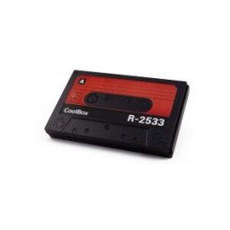 CoolBox SlimChase R-2533 Carcasa de disco duro/SSD Negro, Rojo 2.5