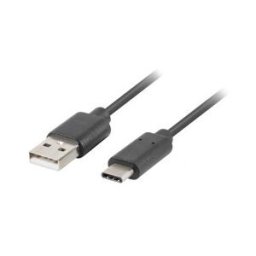 Lanberg CABLE USB CA-USBO-10CU-0005-BK - CONECTORES USB-A A USB TIPO-C - 0.5M - NEGRO